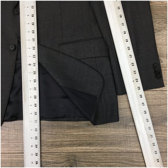 Nordstrom Mens Blazer Sport Coat Two Button Casual Jacket Size 40R Wool Suits‎ - Picture 13 of 13